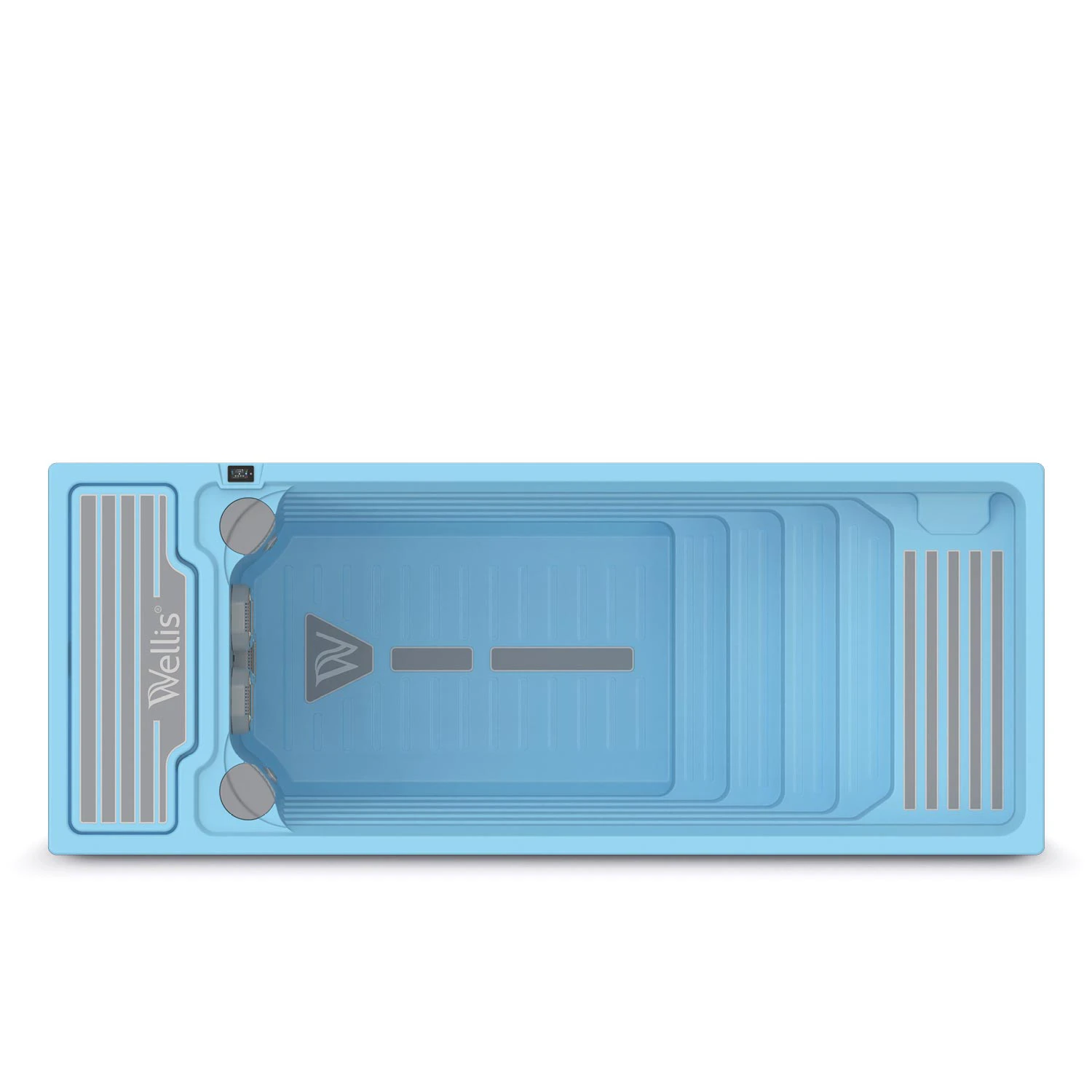 Beach Club Premium 12 Wellis Beach Club Premium swimmingpool med modstrøm og 2 liggepladser