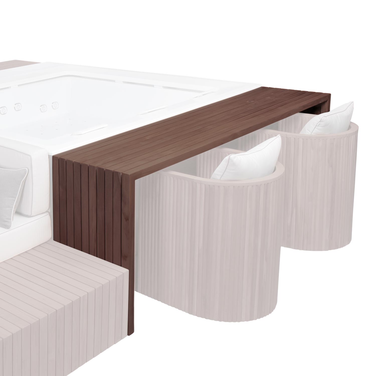 Dabassy Premier Table premium loungebord i varmebehandlet asketræ