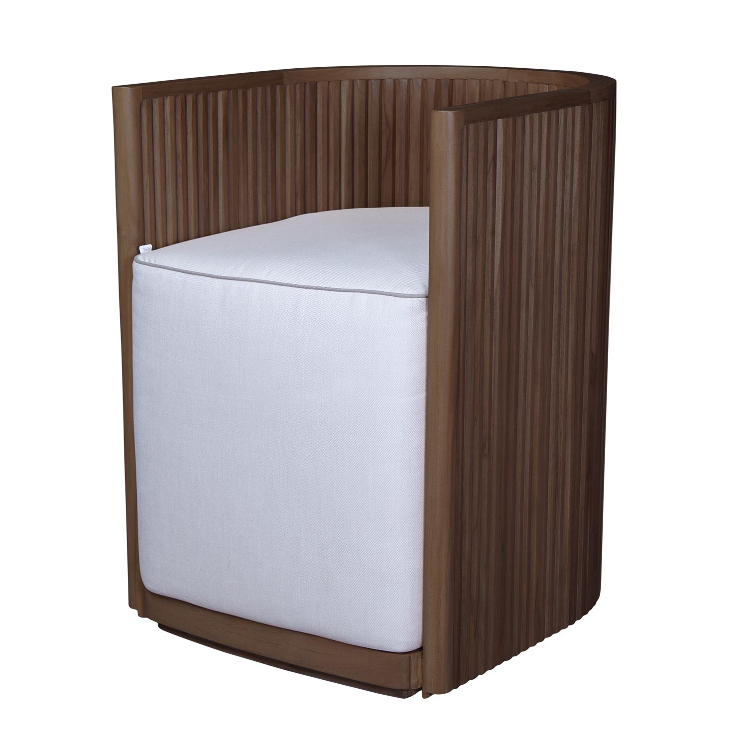 Dabassy Club Chair premium loungestol i varmebehandlet asketræ