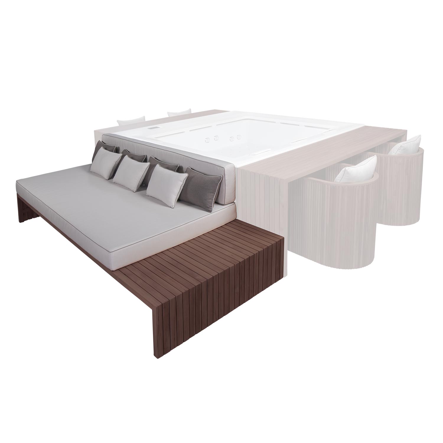 Dabassy Premier Sofa premium loungesofa i varmebehandlet asketræ