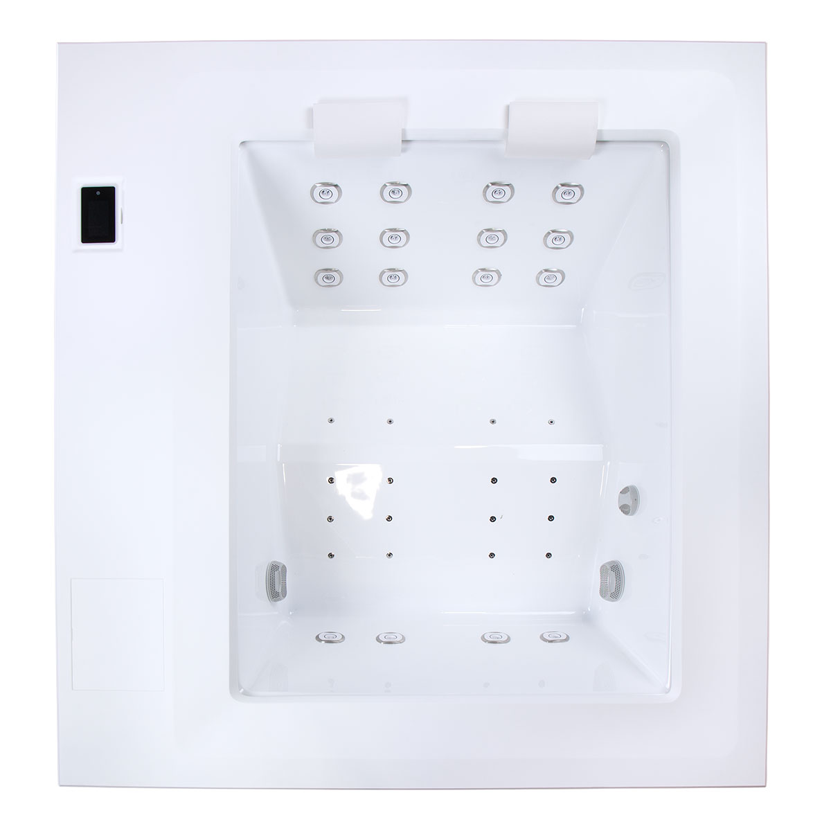 Dabassy Edge Select Infinity spabad med overløbsdesign fra Wellis