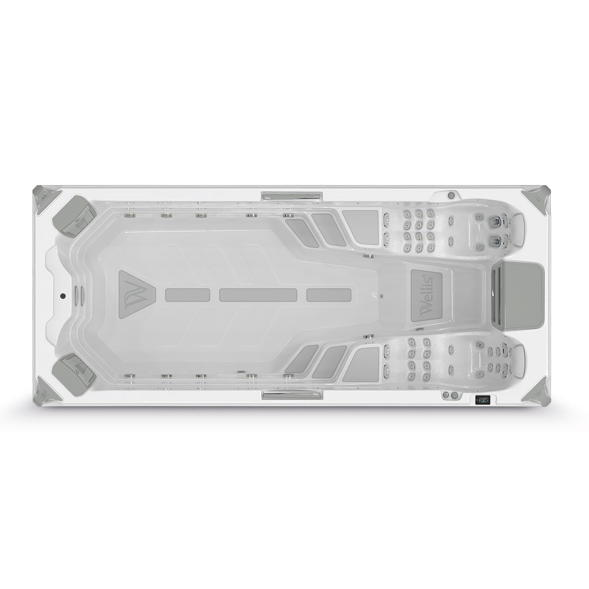 Amazonas W-Flow Grand Prix 10 Wellis Amazonas W-Flow Grand Prix premium swim spa med modstrøm